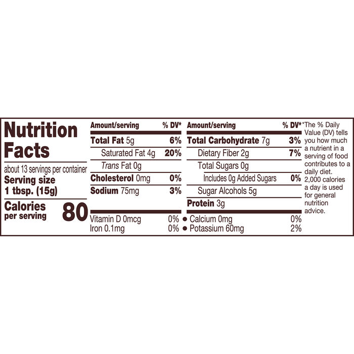 Image of REESE'S Zero Sugar Peanut Butter Baking Chips Bag, 7 oz Packaging