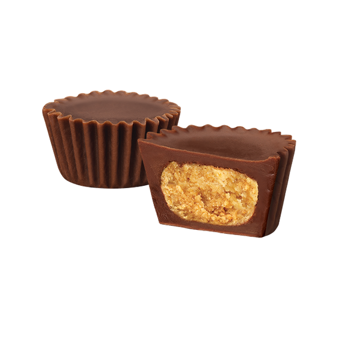 Hershey S Reese S Zero Sugar Miniatures Chocolate Candy Peanut Butter Cups 5 1 Oz Bag