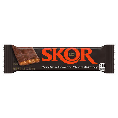 SKOR Dark Chocolate English Toffee Standard Size 1.4oz Candy Bar
