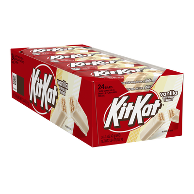 KIT KAT® Vanilla Flavored Wafer Candy Bars, 1.5 oz (24 Count)