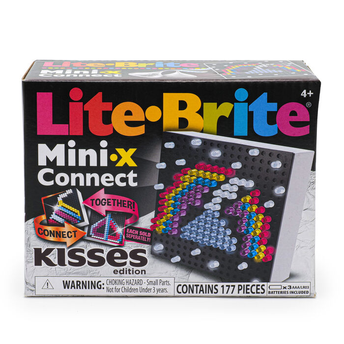 Image of HERSHEY'S KISSES Chocolate Lite-Brite Mini Connect Toy Packaging