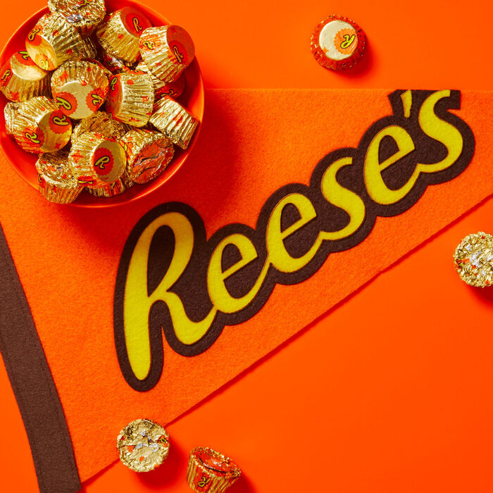 Image of REESE'S Miniatures Milk Chocolate Peanut Butter Cups Candy Share Pack, 9.6 oz Packaging