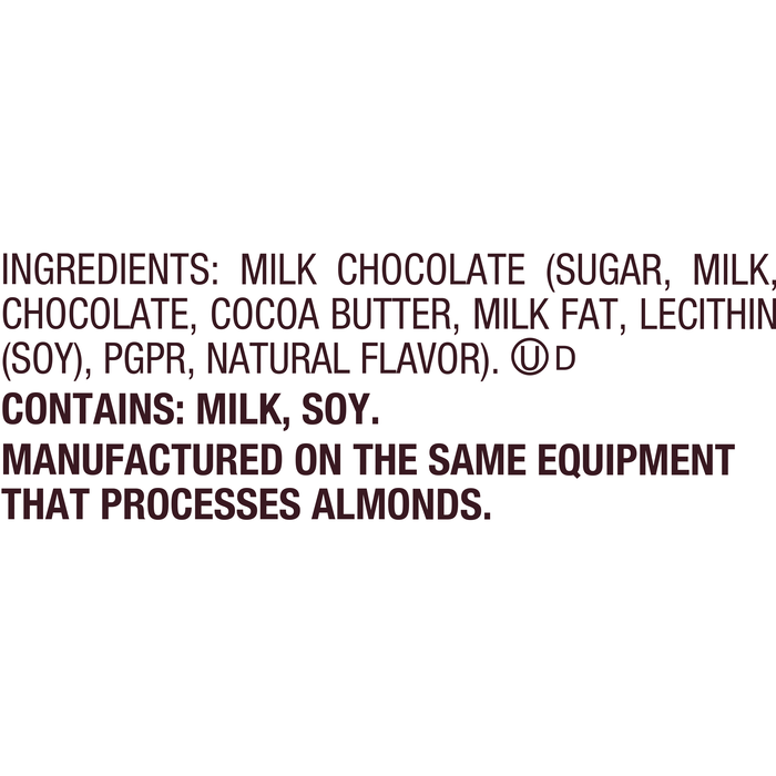 Image of Valentines HERSHEY'S Milk Chocolate Snack Size Exchange Bag 28-Piece, 12.6 oz. bag Packaging