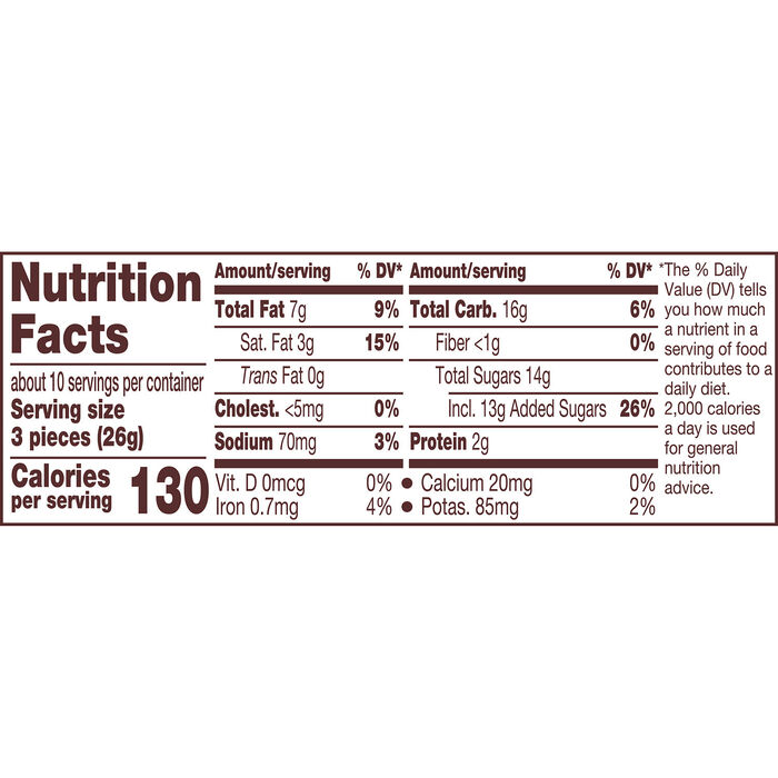 Image of REESE'S Miniatures Milk Chocolate Peanut Butter Cups Candy Share Pack, 9.6 oz Packaging