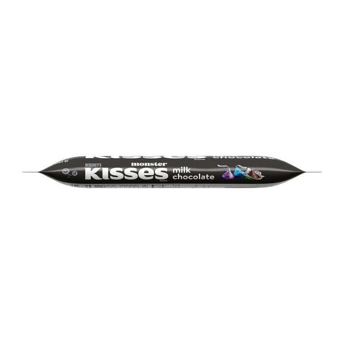 Image of HERSHEY'S KISSES Milk Chocolate Monster Foil, Individually Wrapped Candy Bag, 10 oz Packaging