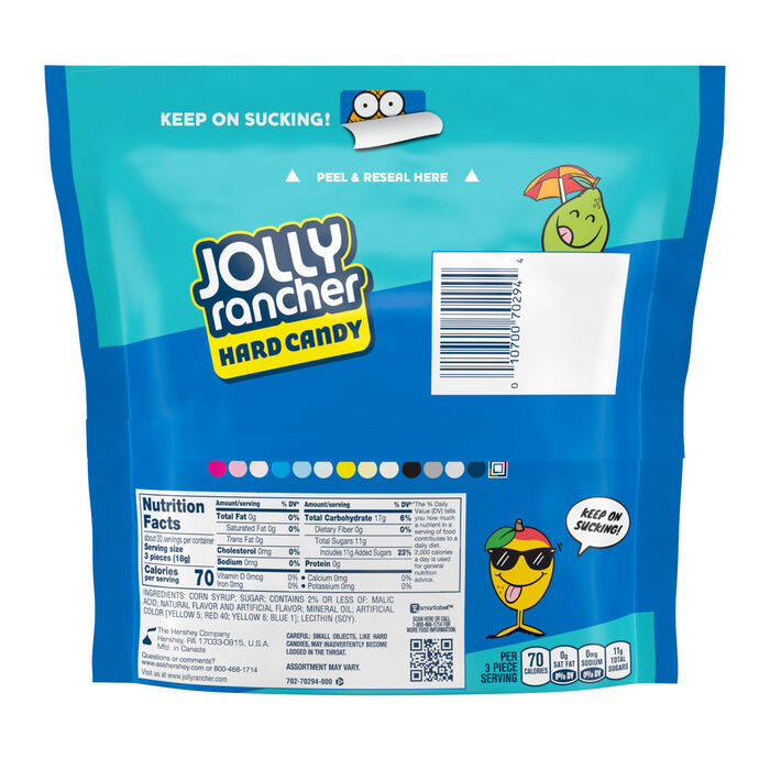 Image of JOLLY RANCHER Tropical Hard Candy 13oz Candy Bag Packaging
