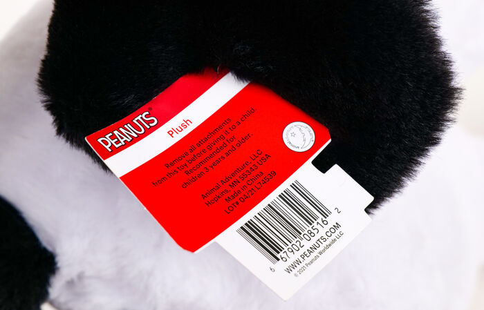 Image of 10" Plush Snoopy Packaging