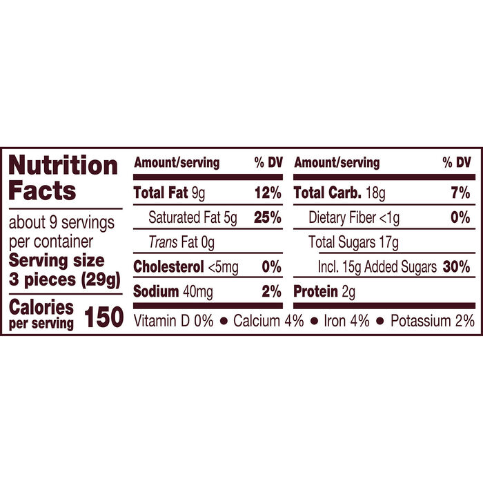 Image of HERSHEY'S NUGGETS Milk Chocolate, Toffee and Almonds Candy Share Pack, 9 oz Packaging