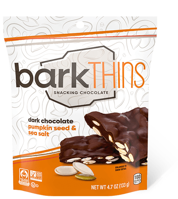 Image of barkTHINS Dark Chocolate Pumpkin Seed with Sea Salt Packaging