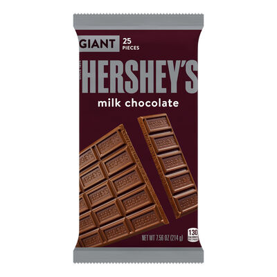 HERSHEY'S Milk Chocolate Giant Candy Bar 7.56oz Candy Bar