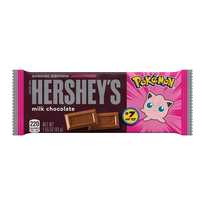 Image of HERSHEY'S Milk Chocolate Pokémon Candy Bars, 1.55 oz (36 Count) Packaging