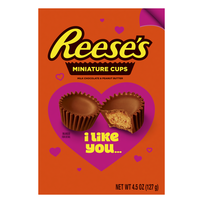 REESE'S Miniature Cups I Like You Gift Box, 4.5 oz