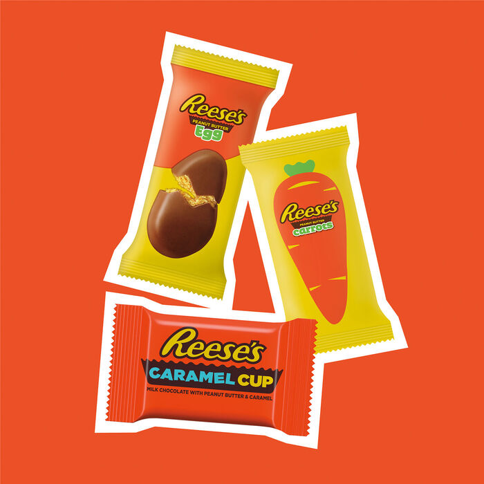 Image of REESE'S Assorted Peanut Butter Shapes, Easter Candy Bag, 17.75 oz Packaging