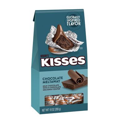 HERSHEY'S KISSES Chocolate Meltaway Flavored Kisses, 10oz Pouch
