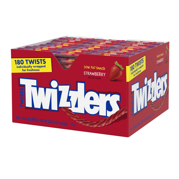 Image of TWIZZLERS Strawberry Twists - 180 ct. Packaging