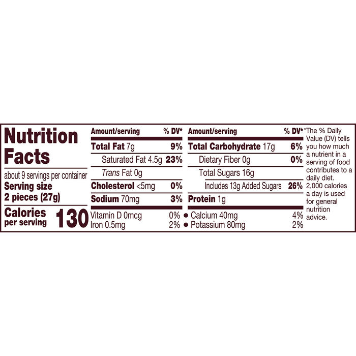 Image of HERSHEY'S Salted Caramel Creme Flavored Snack Size Candy Bag, 8.4 oz Packaging