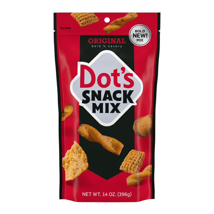 Image of DOT&rsquo;S PRETZELS Original Snack Mix, 14 oz Packaging