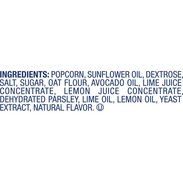 Image of SKINNYPOP Avocado Lime Flavored Popcorn, 4.4 oz bag Packaging
