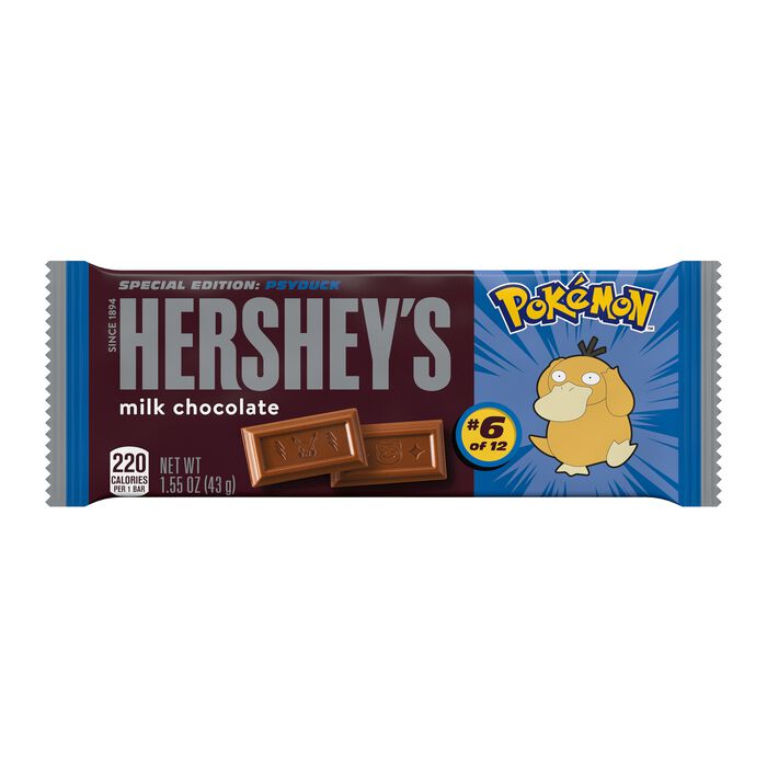 Image of HERSHEY'S Milk Chocolate Pokémon Candy Bars, 1.55 oz (36 Count) Packaging