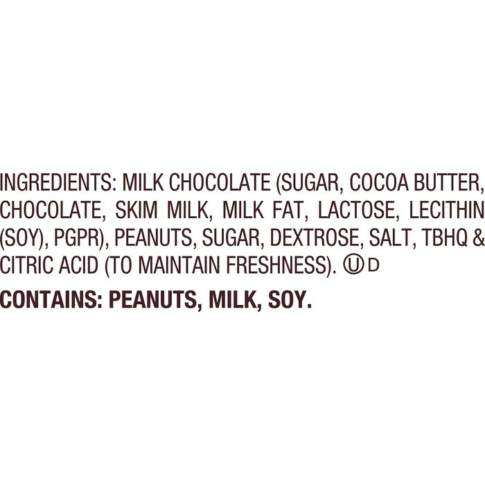 Image of REESE'S Jumbo Cup Milk Chocolate Peanut Butter Cup Candy Pack, 2.8 oz (24 Count) Packaging