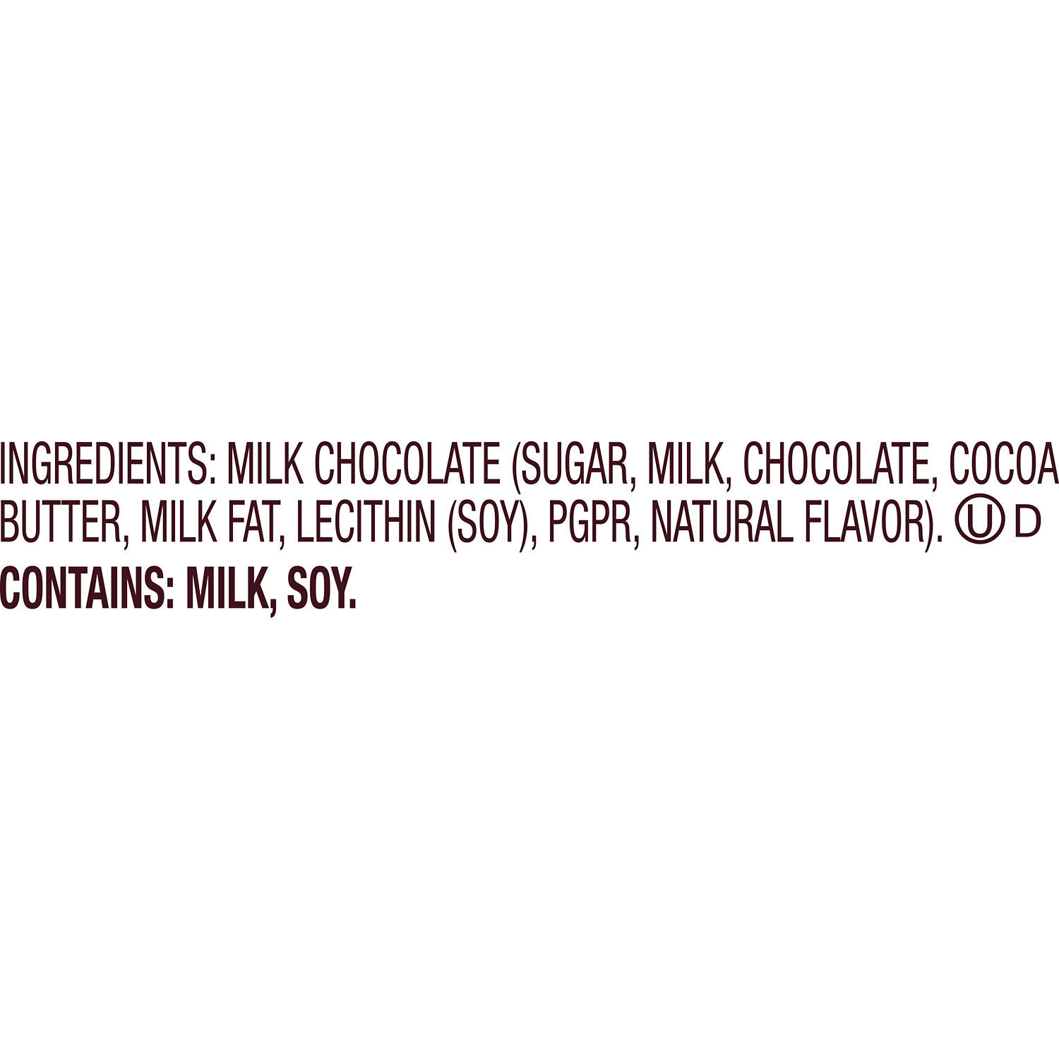 HERSHEY'S Milk Chocolate Standard Size 1.55oz Candy Bar - A Standard Size Hershey'S Bar