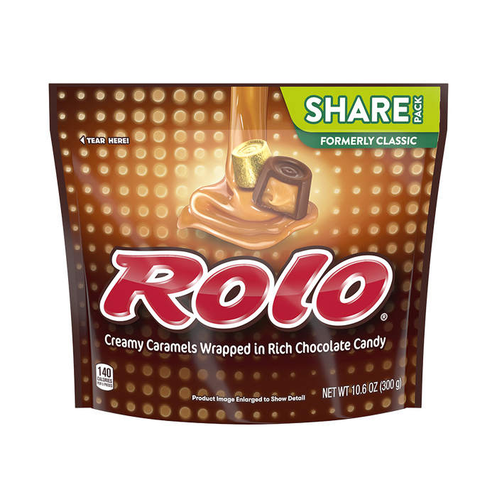 Image of ROLO Chewy Caramels in Milk Chocolate (Bag) Packaging