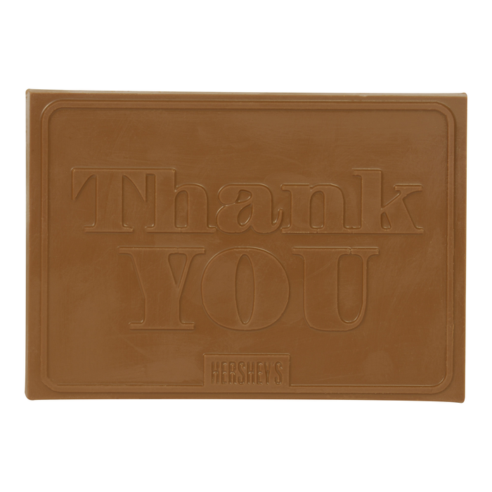 Image of HERSHEY'S Thank You Milk Chocolate Bar 8 oz. Packaging