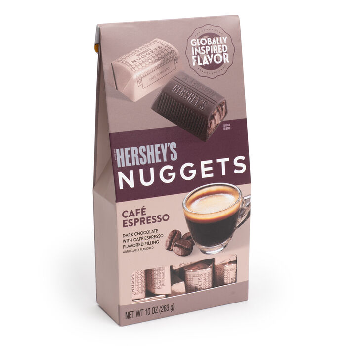 Image of HERSHEY'S NUGGETS Café Espresso Flavored Chocolates, 10oz Pouch Packaging