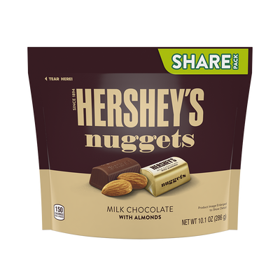 HERSHEY'S NUGGETS Milk Chocolate with Almonds