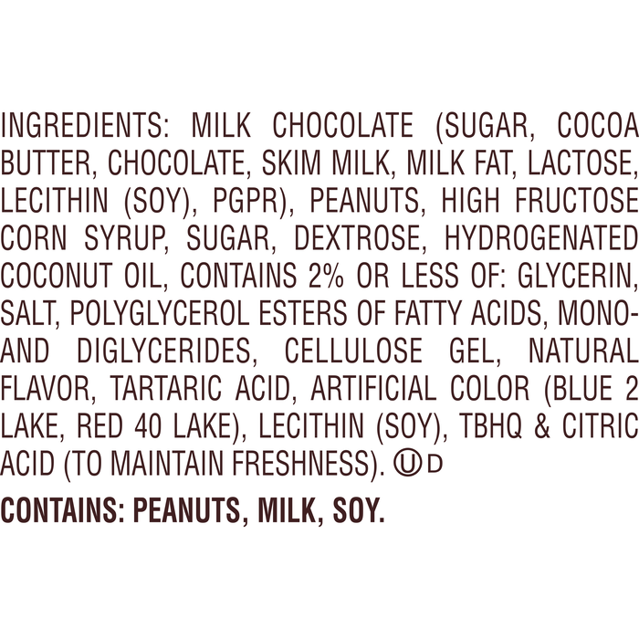 Image of REESE'S Big Cup PB&J Grape Milk Chocolate Peanut Butter Cup Candy Pack, 1.4 oz (16 Count) Packaging