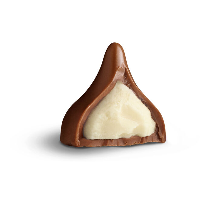 Image of HERSHEY'S KISSES Milk Chocolate Vanilla Frosting Flavored, Easter  Candy  Bag, 9 oz Packaging
