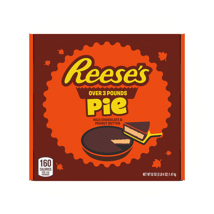 Image of REESE'S Milk Chocolate Peanut Butter Pie Box, 52 oz Packaging