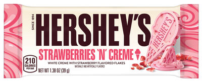 HERSHEY ICE CREAM SHOPPE Strawberry Cream Standard Bar 1.38oz