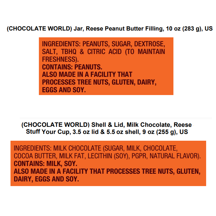 Image of Reese's Deconstructed Peanut Butter Cup Kit Packaging