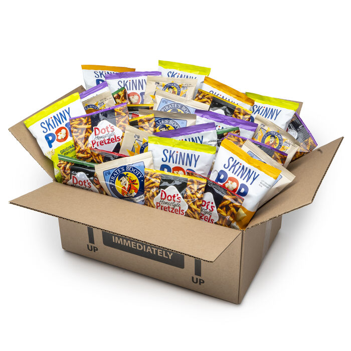 Image of Pick Your Pack Customizable 24-Count Pantry Snack Box Packaging