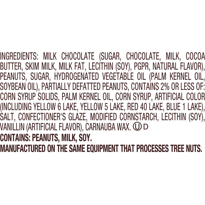 Image of REESE'S PIECES Milk Chocolate Candy Bark with Peanuts Bag, 6 oz Packaging