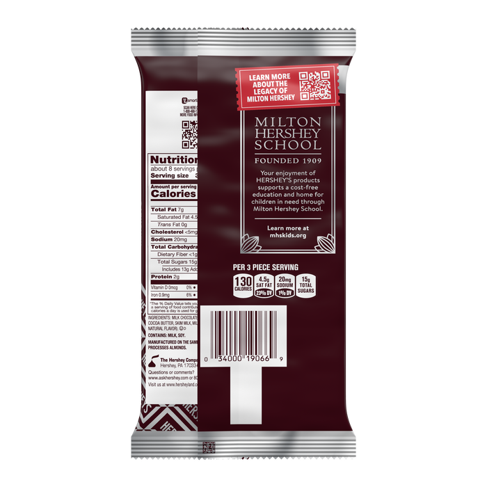 Image of Vintage-Inspired HERHSEY&rsquo;S Milk Chocolate Giant Bar (7.56oz) Packaging