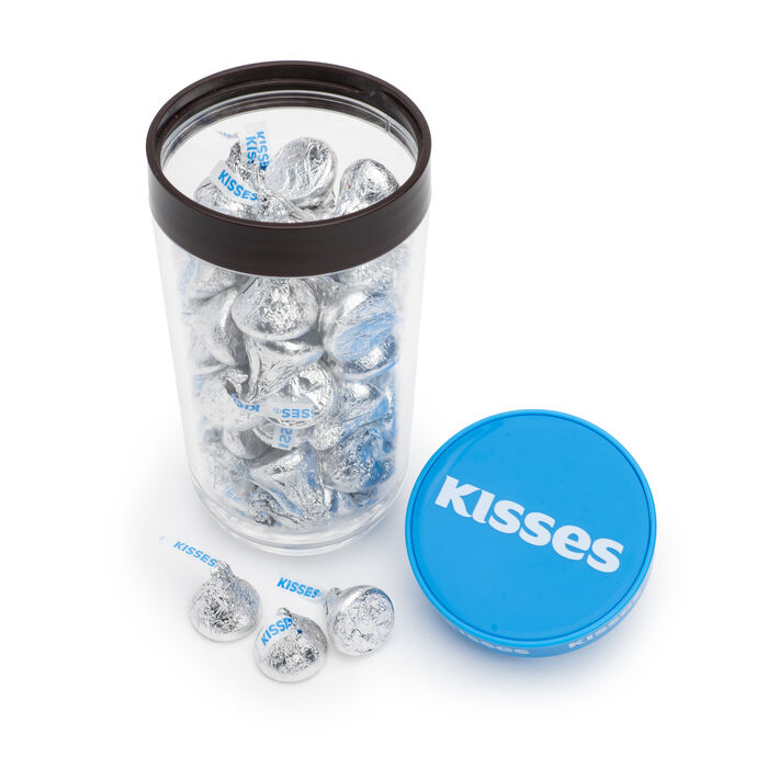 Image of HERSHEY’S KISSES Milk Chocolate Filled Tube, 8 oz Packaging