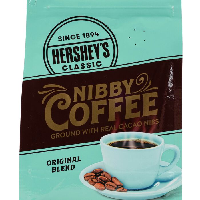 Image of HERSHEY'S Nibby Coffee 10oz Bag Packaging