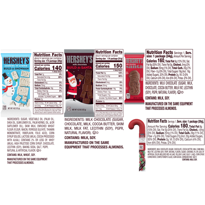 Image of HERSHEY'S Assorted Holiday Gift Basket, 29.32 oz Candy Packaging