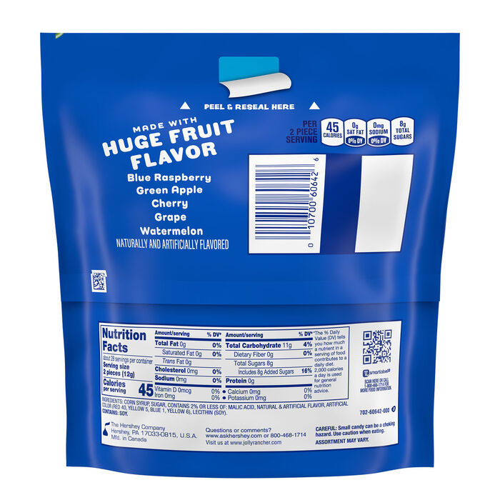 Image of JOLLY RANCHER Original Fruit Flavored Hard Candy Bag, 12 oz Packaging