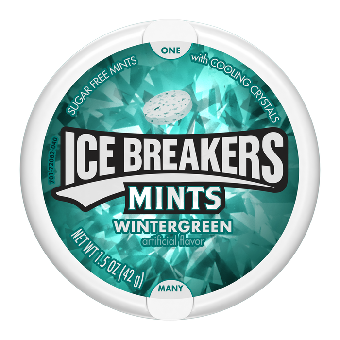 Image of ICE BREAKERS Mints in Wintergreen Packaging
