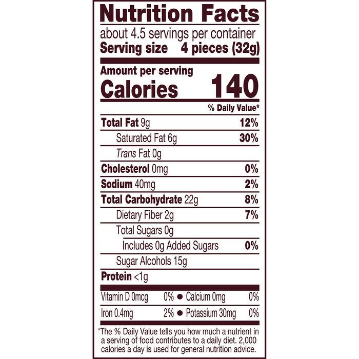 Image of HERSHEY'S Zero Sugar Cookies 'n' Creme Candy Bag, 5.1 oz Packaging