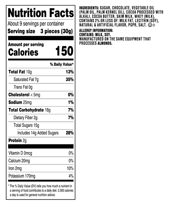 Image of HERSHEY'S NUGGETS Café Espresso Flavored Chocolates, 10oz Pouch Packaging