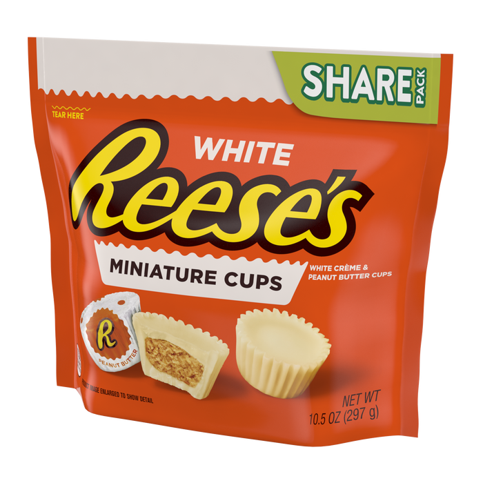 Image of REESE'S White Peanut Butter Cups Miniatures Packaging
