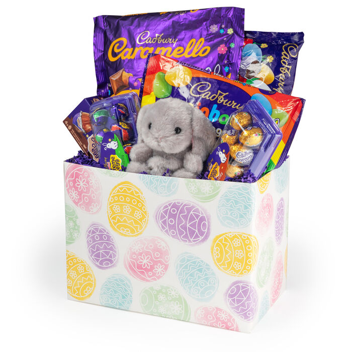 Image of CADBURY Chocolate Candies Assorted Easter Basket Box Packaging
