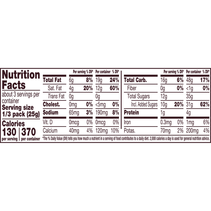 Image of HERSHEY'S COOKIES 'N' CREME King Size Candy Bar, 2.6 oz Packaging