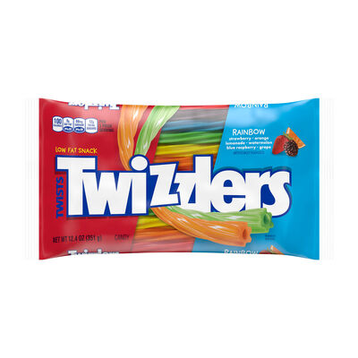 TWIZZLERS Rainbow Twists 12.4oz Candy Bag