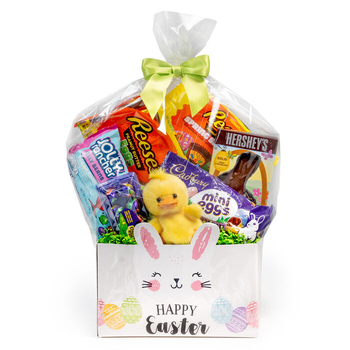 Image of HERSHEY’S Candies and Chocolates Assorted Easter Basket Box Packaging