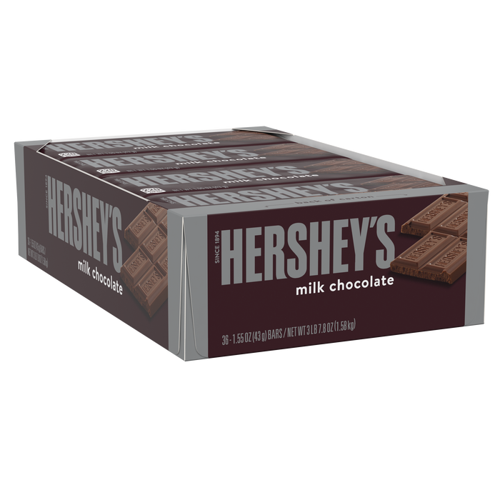 Image of HERSHEY'S Milk Chocolate Standard Bar (36 ct.) Packaging